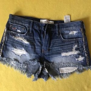 High Waisted Hollister Jean Shorts